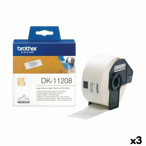Etikete za Printer Brother DK-11208 Bijela/Crna 38 X 90 mm (3 kom.) Cijena