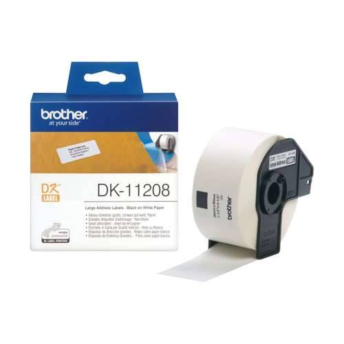 Etikete za Printer Brother DK-11208 Bijela/Crna 38 X 90 mm (3 kom.) Cijena