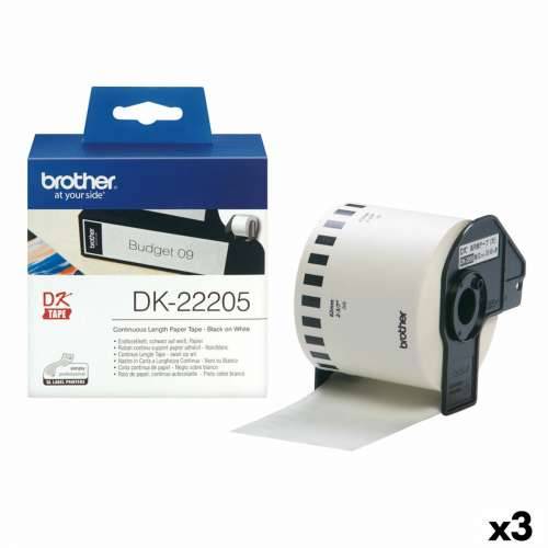 Rola Neprekinutog Papira Brother DK-22205 Crna/Bijela (3 kom.) Cijena