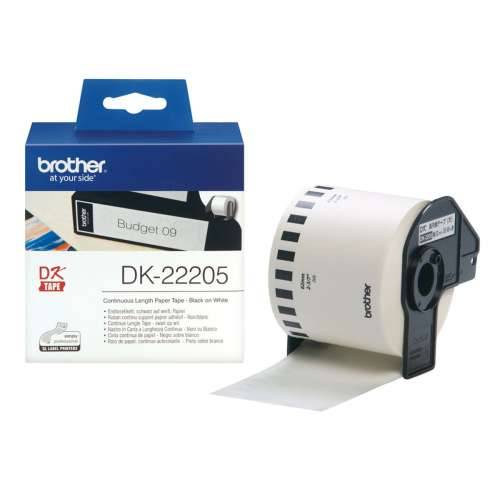 Rola Neprekinutog Papira Brother DK-22205 Crna/Bijela (3 kom.) Cijena