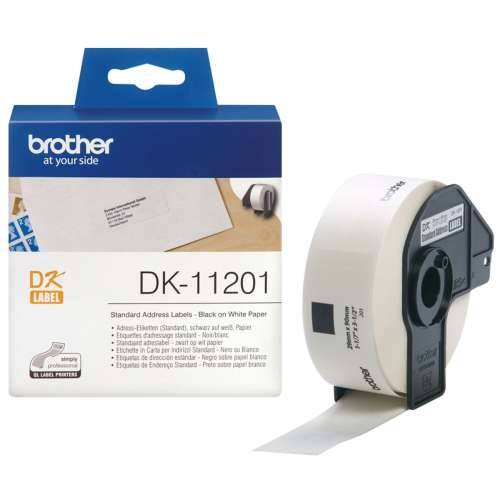 Etikete za Printer Brother DK-11201 Bijela 29 x 90 mm Crna Crna/Bijela (3 kom.) Cijena