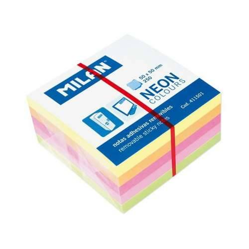 Ljepljive Bilješke Milan Neon colours Pisana 50 x 50 mm (12 kom.) Cijena