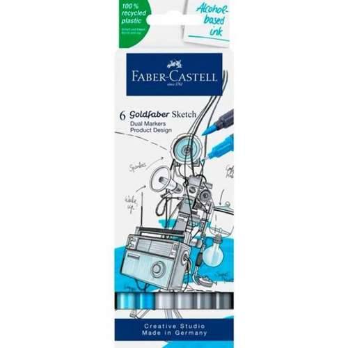 Set Flomastera Faber-Castell Goldfaber Sketch - Product Design Dvostruki 6 Dijelovi Cijena
