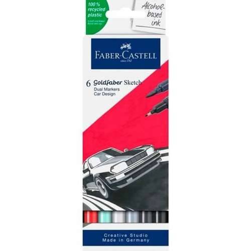 Set Flomastera Faber-Castell Goldfaber Sketch - Car Design Dvostruki 6 Dijelovi Cijena