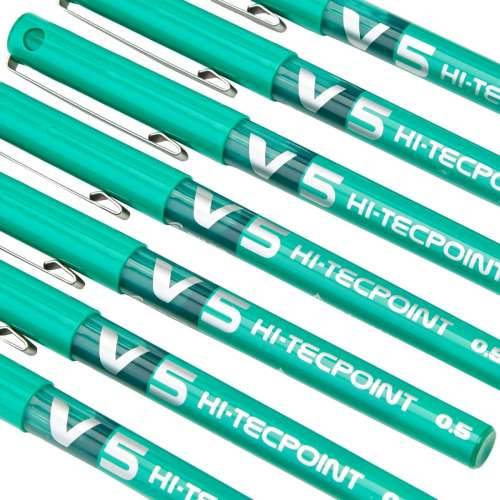 Olovka s tekućom tintom Pilot V-5 Hi-Tecpoint Zelena 0,3 mm (12 kom.) Cijena