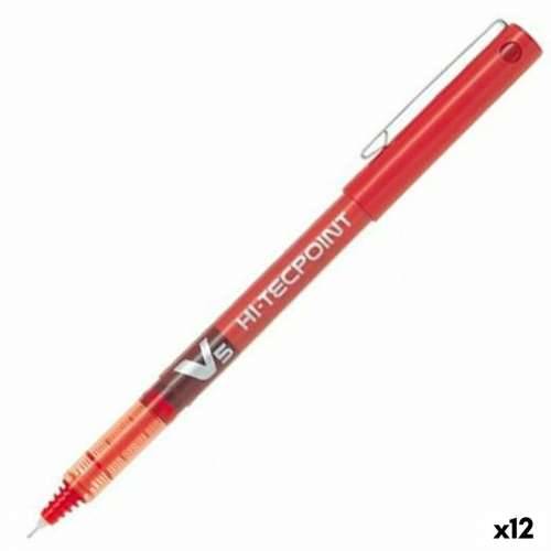 Olovka s tekućom tintom Pilot V-5 Hi-Tecpoint Crvena 0,3 mm (12 kom.) Cijena