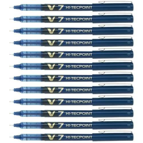 Olovka s tekućom tintom Pilot V-7 Hi-Tecpoint Plava 0,5 mm (12 kom.) Cijena