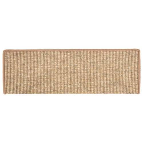 Ljepljivi tepisi za stepenice 15kom svjetlosmeđi 65x21x4cm - Svjetlosmeđa 15 Cijena
