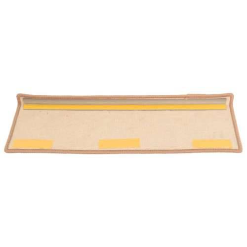 Ljepljivi tepisi za stepenice 15kom svjetlosmeđi 65x21x4cm - Svjetlosmeđa 15 Cijena