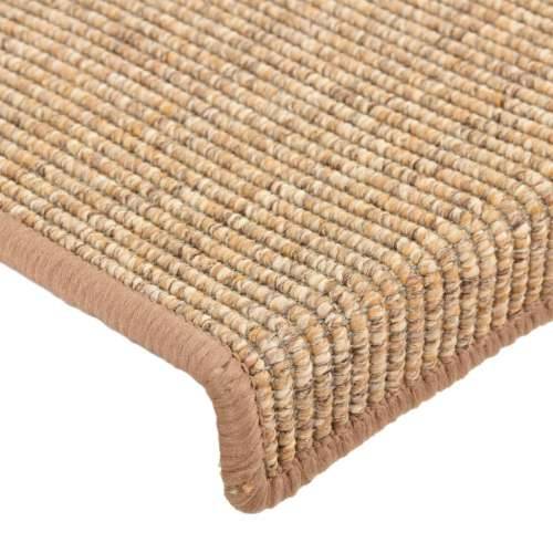 Ljepljivi tepisi za stepenice 15kom svjetlosmeđi 65x21x4cm - Svjetlosmeđa 15 Cijena