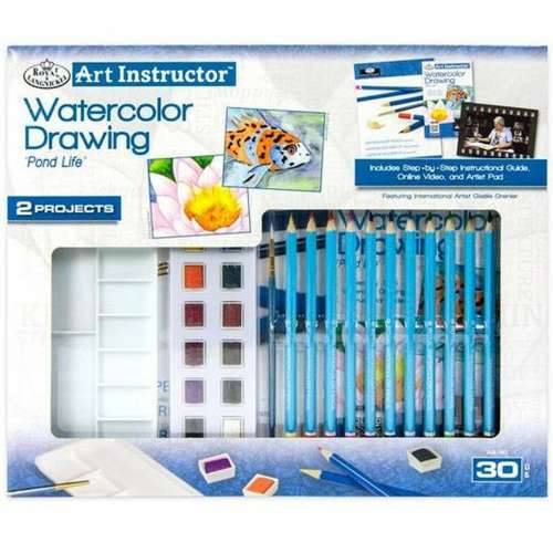 Set akvarel slika Royal & Langnickel Art Instructor 30 Dijelovi Cijena