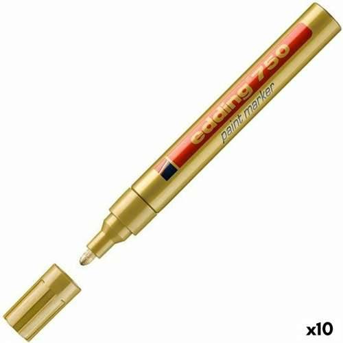 Trajni marker Edding 750 zlatan 10 kom. 2-4 mm (10 kom.) Cijena