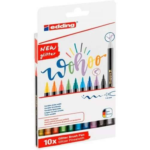 Flomaster Edding 1340 Glitter Brush Pisana 10 Dijelovi Cijena
