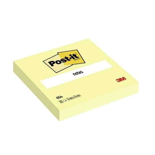 Ljepljive Bilješke Post-it 654 Rumena 76 x 76 mm (12 kom.) Cijena