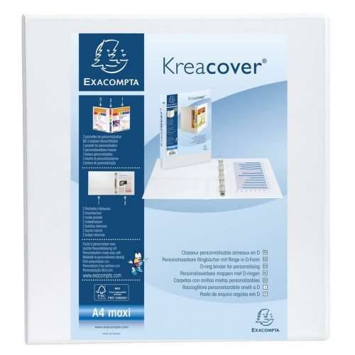 Registrator s prstenovima Exacompta Kreacover Bijela A4+ (10 kom.) Cijena