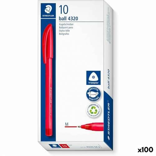 Set Kemijskih Olovaka Staedtler Ball 4320 Crvena 1 mm (100 kom.) Cijena