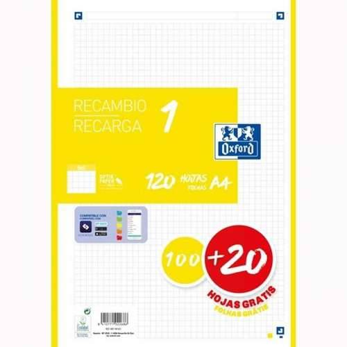 Rešetkasti listovi Oxford Classic Rumena A4 120 Listovi Zamjena (13 kom.) Cijena