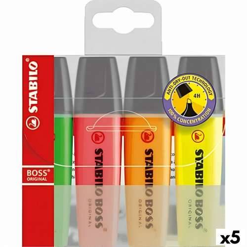 Set Fluorescentnih Markera Stabilo Boss Pisana (5 kom.) Cijena