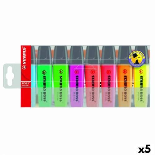 Set Fluorescentnih Markera Stabilo Boss Pisana (5 kom.) Cijena