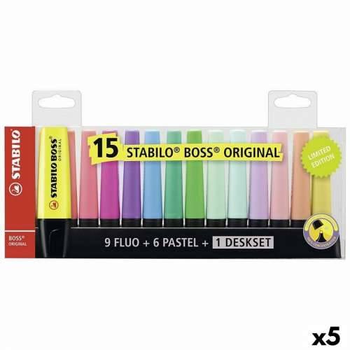 Set Fluorescentnih Markera Stabilo Boss Pisana (5 kom.) Cijena