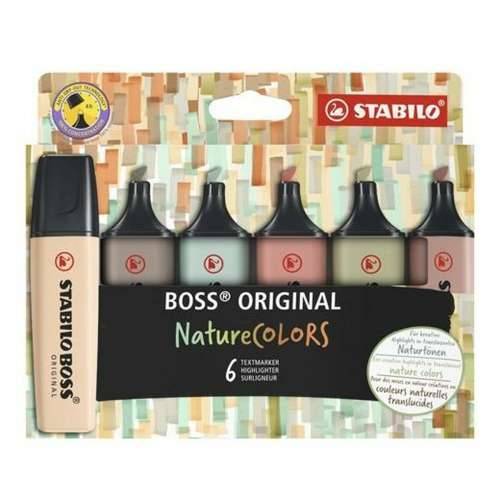 Set Fluorescentnih Markera Stabilo Boss Nature Colors Pisana (5 kom.) Cijena
