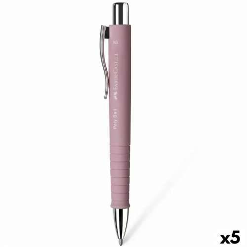 Kemijska Olovka Faber-Castell Poly Ball XB Roza (5 kom.) Cijena