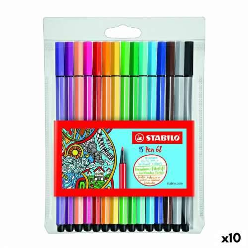 Set Flomastera Stabilo Pen 68 Pisana (10 kom.) Cijena