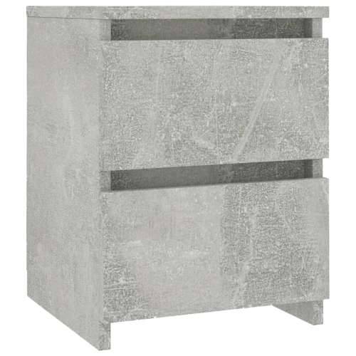 Noćni ormarić siva boja betona 30 x 30 x 40 cm od iverice Cijena