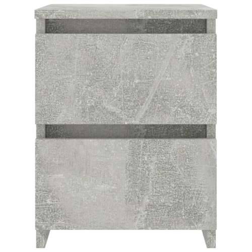 Noćni ormarić siva boja betona 30 x 30 x 40 cm od iverice Cijena