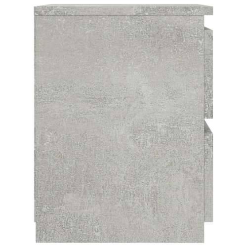 Noćni ormarići 2 kom siva boja betona 30x30x40 cm od iverice Cijena