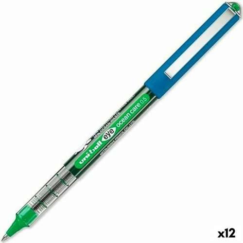 Olovka s tekućom tintom Uni-Ball ROLLERBALL EYE OCEAN CARE 0,5 mm Zelena (12 kom.) Cijena