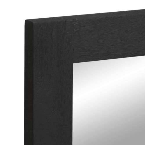 Kupaonsko ogledalo crno 50x70x2,5 cm konstruirano drvo i mesing Cijena