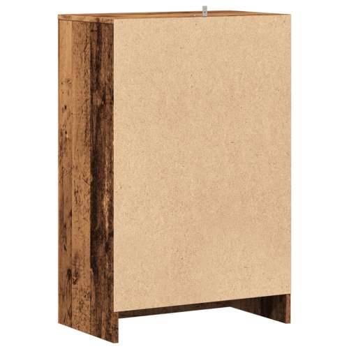 Ormarić za cipele boja staro drvo 60x35x92 cm konstruirano drvo - Staro drvo 60 x 35 x 92 cm 1 shoe cabinet with door Cijena