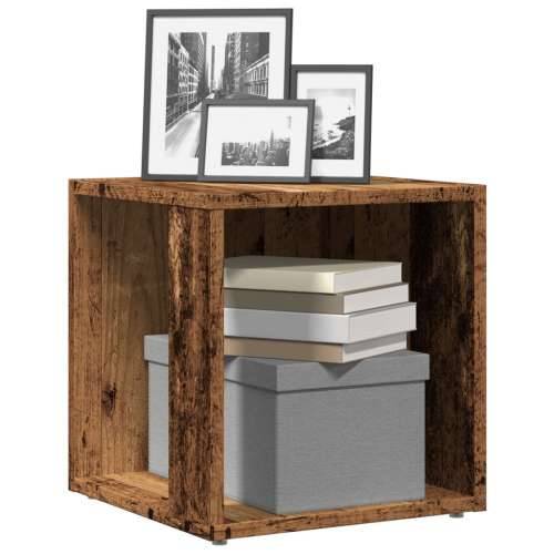 Bočni stolić boja starog drva 33 x 33 x 34 cm konstruirano drvo - Staro drvo 33 x 33 x 34.5 cm 1 Cijena