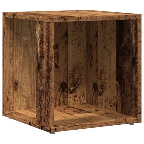 Bočni stolić boja starog drva 33 x 33 x 34 cm konstruirano drvo - Staro drvo 33 x 33 x 34.5 cm 1 Cijena