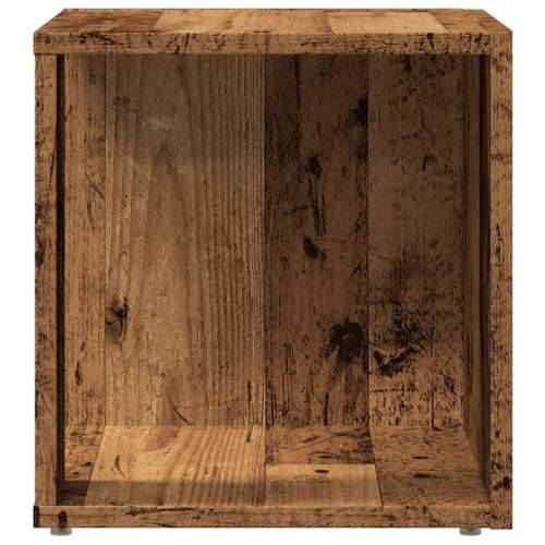 Bočni stolić boja starog drva 33 x 33 x 34 cm konstruirano drvo - Staro drvo 33 x 33 x 34.5 cm 1 Cijena