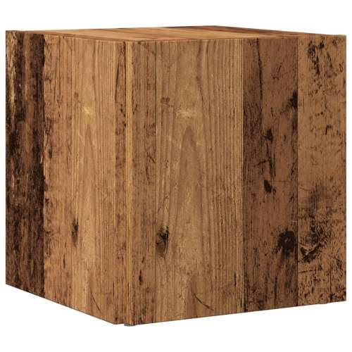 Bočni stolić boja starog drva 33 x 33 x 34 cm konstruirano drvo - Staro drvo 33 x 33 x 34.5 cm 1 Cijena