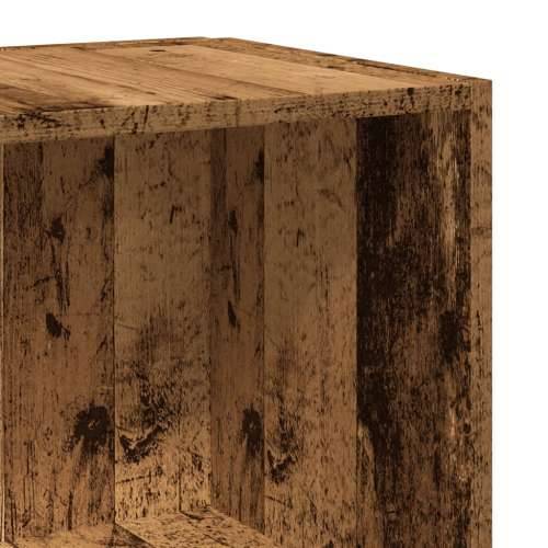 Bočni stolić boja starog drva 33 x 33 x 34 cm konstruirano drvo - Staro drvo 33 x 33 x 34.5 cm 1 Cijena