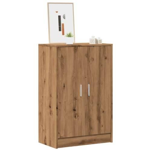 Ormarić za cipele boja hrasta 60x35x92 cm konstruirano drvo - hrast artisan 60 x 35 x 92 cm 1 shoe cabinet with door Cijena