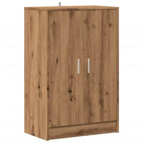 Ormarić za cipele boja hrasta 60x35x92 cm konstruirano drvo - hrast artisan 60 x 35 x 92 cm 1 shoe cabinet with door Cijena