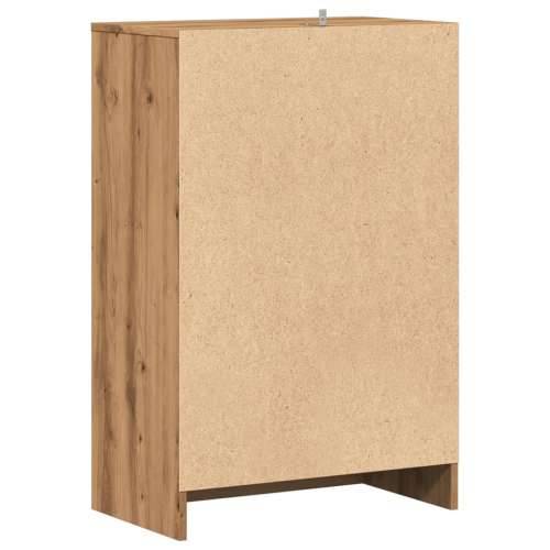Ormarić za cipele boja hrasta 60x35x92 cm konstruirano drvo - hrast artisan 60 x 35 x 92 cm 1 shoe cabinet with door Cijena