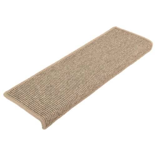 Ljepljivi tepisi za stepenice 15 kom tamnobež 65x21x4 cm - Tamnobež 15 Cijena