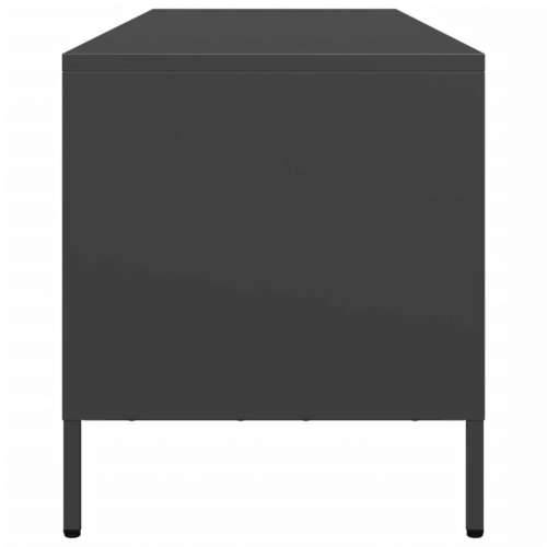 TV ormarić crni 135x39x43,5 cm hladno valjani čelik - Crna 1 135 cm Cijena