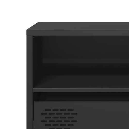 TV ormarić crni 135x39x43,5 cm hladno valjani čelik - Crna 1 135 cm Cijena