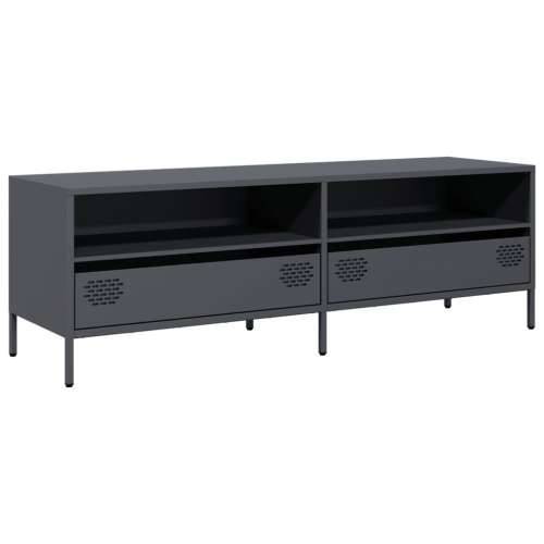TV ormarić antracit 135 x 39 x 43,5 cm hladno valjani čelik - Antracit 1 135 cm Cijena