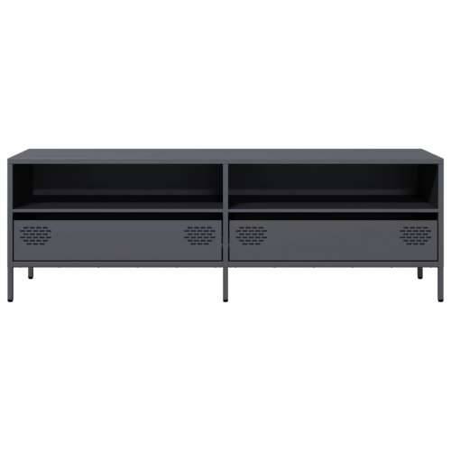 TV ormarić antracit 135 x 39 x 43,5 cm hladno valjani čelik - Antracit 1 135 cm Cijena