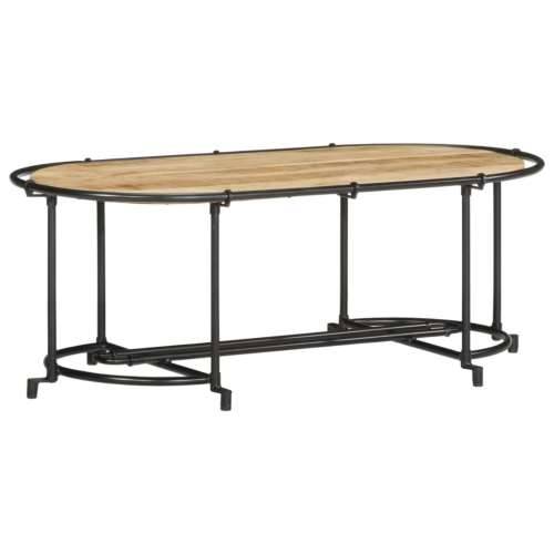 Stolić za kavu 110x55x40 cm od masivnog grubog drva manga - 1 Grubo masivno drvo manga Cijena