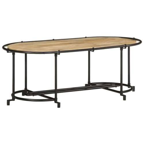Stolić za kavu 110x55x40 cm od masivnog grubog drva manga - 1 Grubo masivno drvo manga Cijena