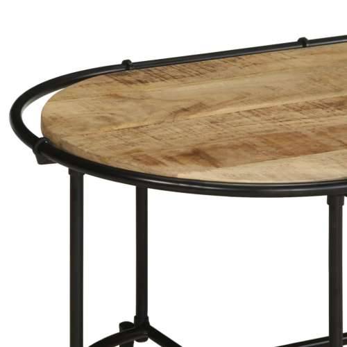 Stolić za kavu 110x55x40 cm od masivnog grubog drva manga - 1 Grubo masivno drvo manga Cijena