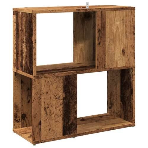 Ormarić za knjige boja staro drvo 60 x 24 x 63 cm drveni - Staro drvo 60 x 24 x 63 cm 1 Cijena
